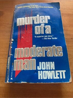 Murder of a Moderate Man Paperback Book - Blue & Red Cover